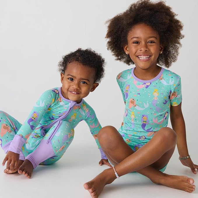 Little Sleepies Pajamas for Baby Boys & Girls, Viscose from Bamboo Baby Pajamas - Image 2