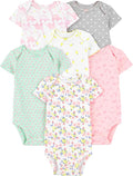 Simple Joys by Carter's Baby Girls 6 Pack Short Sleeve Bodysuit by SimpleJoysbyCarters