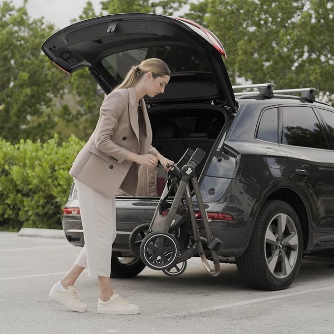 Maxi-Cosi Zelia™ Luxe 5-in-1 Modular - Baby Travel System Car Seat and Stroller, Infant Car Seat and Stroller Combo, Baby Car Seat and Stroller Combo in New Hope Navy