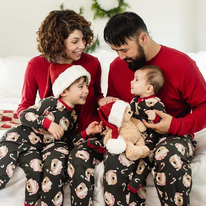 Burt's Bees Baby Matching Family Jammies, Organic Cotton, Holiday Pajamas - Image 4