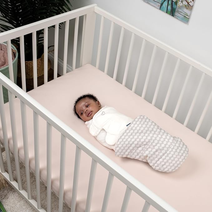 SwaddleMe by Ingenuity All Season Baby Swaddle, 2 Quick Flip Layers to Change - Image 10