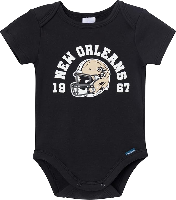 Gerber NFL Baby Boys 3-Pack Onesie Bodysuit - Image 2