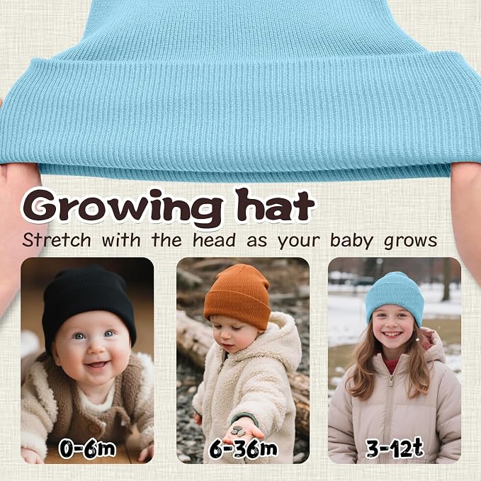 ZOORON Toddler Beanie Baby Beanies - Image 3