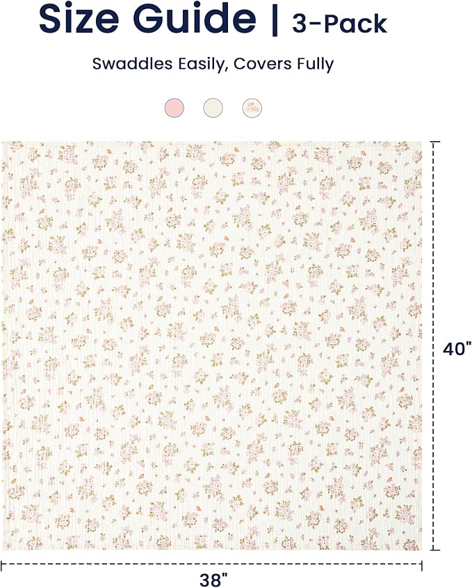 EXQ Home Muslin Swaddle Blankets - Image 5