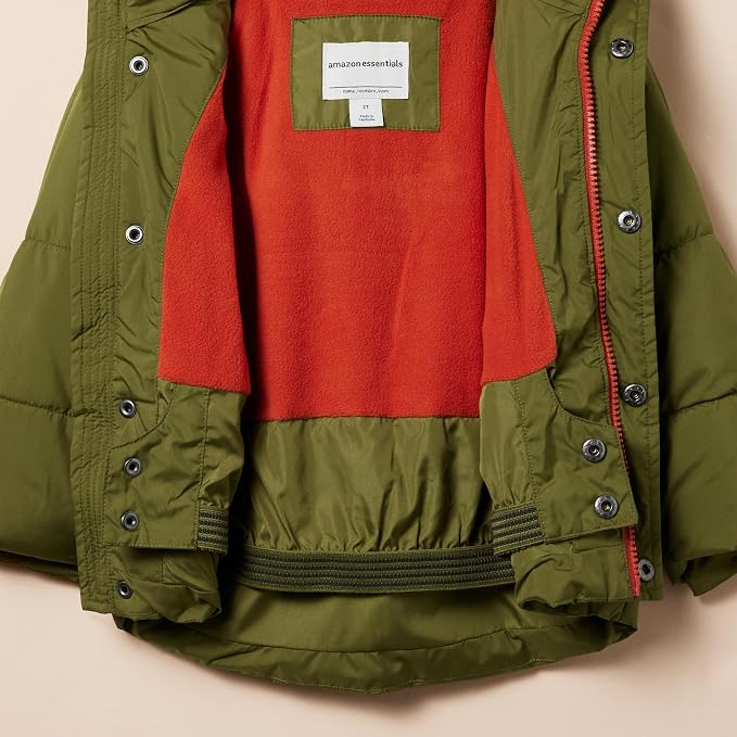 Amazon Essentials Babies, and Boys' Heavyweight Hooded Puffer Jacket - Image 5