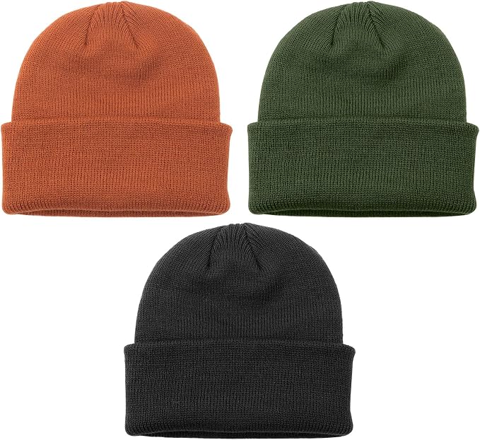 DRESHOW BQUBO 3 Pack Baby Beanies Toddler Kids Winter Hats Soft Knit Hat - Image 8