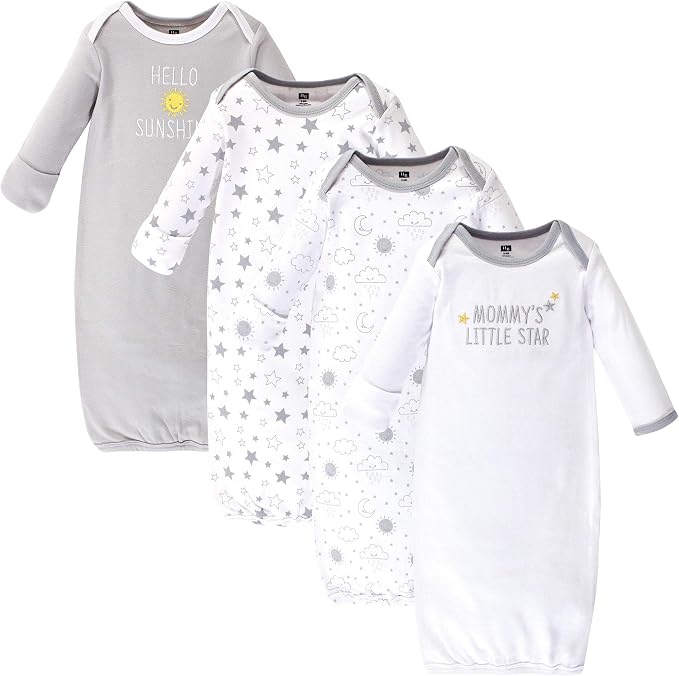 Hudson Baby unisex-baby Cotton Gowns by HudsonBaby