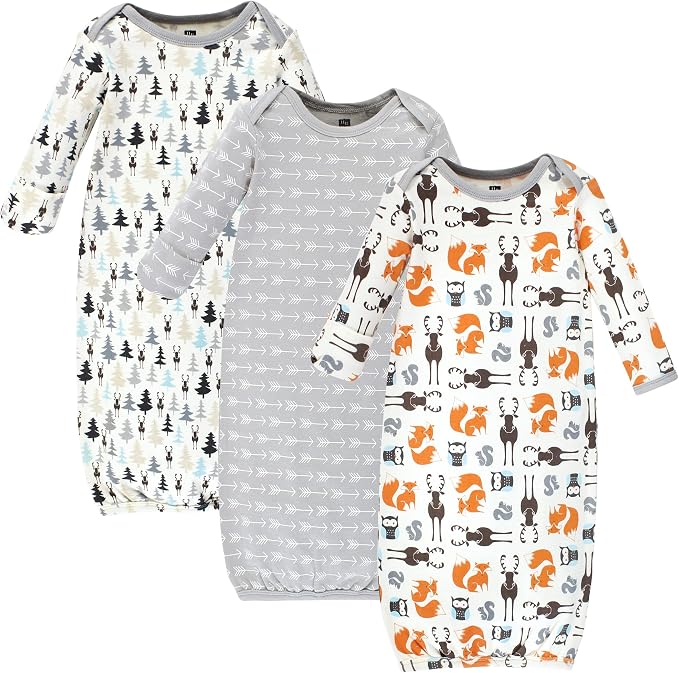 Hudson Baby unisex-baby Cotton Gowns by HudsonBaby