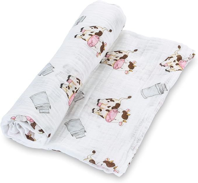 LollyBanks Baby Swaddle Blankets, 100% Organic Cotton Muslin Baby Blanket | 3 - Image 2