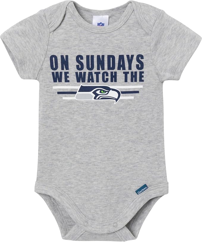 Gerber NFL Baby Boys 3-Pack Onesie Bodysuit - Image 4