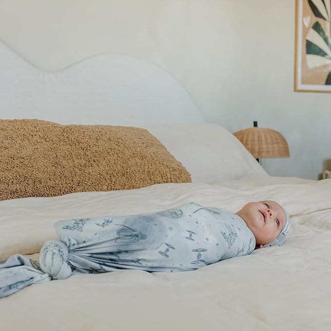 Copper Pearl Swaddle Blankets for Newborns | Soft Stretchy Receiving Blankets - Image 2