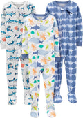 Simple Joys by Carter's Baby Boys 3 pack Snug Fit Footed Cotton Pajamas by SimpleJoysbyCarters