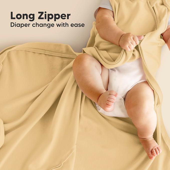 2-Pack Organic Baby Sleep Sacks, 100% Cotton 0.5TOG - Image 5