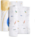 aden + anais 100% Organic Cotton Muslin Swaddles, Breathable Baby Blanket by adenanais