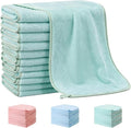 Hahafelt 6 Pack Green Baby Burp Cloths by Hahafelt