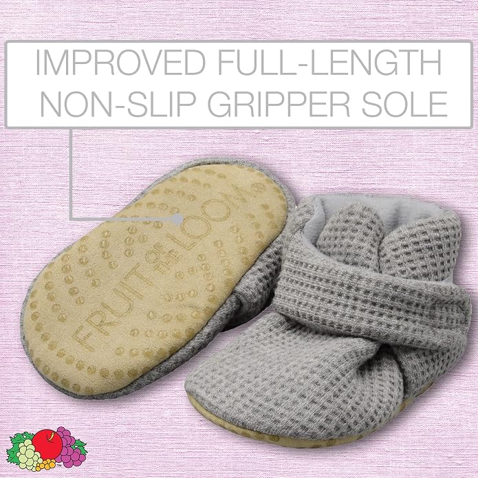 Fruit of the Loom Cozy Thermal Wrap Booties - Image 3
