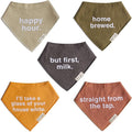 Denver James Bandana Feeding Drool Baby Bib I Soft Organic Cotton I Fleece Back