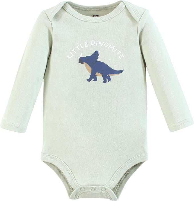 Hudson Baby baby-boys Cotton Long-sleeve Bodysuits 3-pack - Image 3