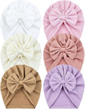 Cinaci 6 Pack Soft Turban Hats by Cinaci