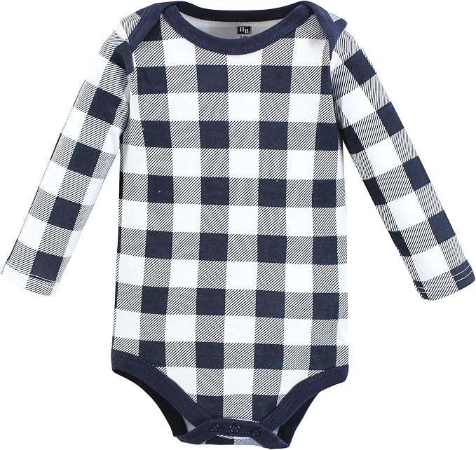 Hudson Baby baby-boys Cotton Long-sleeve Bodysuits 3-pack - Image 4