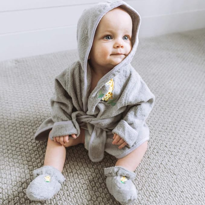 Spasilk 100% Cotton Hooded Terry Bathrobe - Image 3