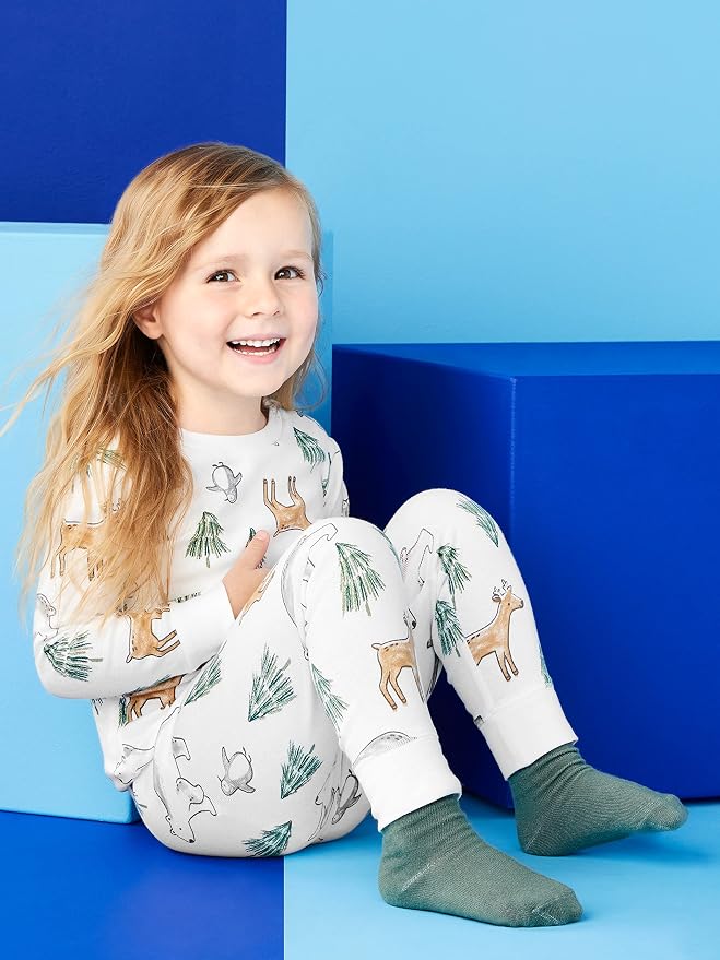 Simple Joys by Carter's Baby 3-Piece Snug-fit Cotton Holiday Pajama Set - Image 3