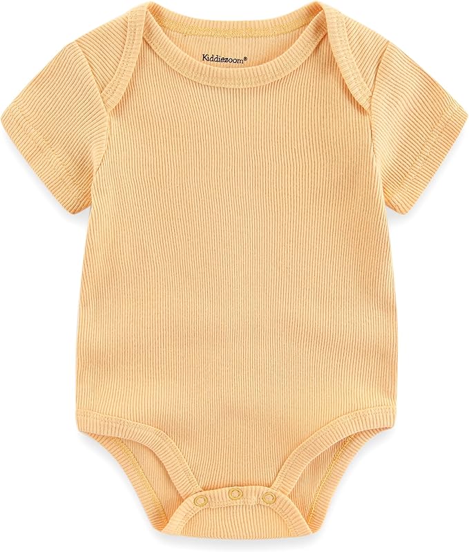 Kiddiezoom Newborn Baby Unisex Cotton One-Piece Bodysuits Baby Gift 5-Pack Baby - Image 2