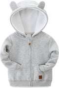 Hikido Baby Girls Boys Warm Adorable Hooded Zip Coat by Hikido
