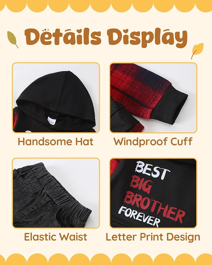 NZRVAWS Baby Boy Clothes Toddler Boy Outfit 2 3 4T 6 12 18 24 Month Fall Winter - Image 4