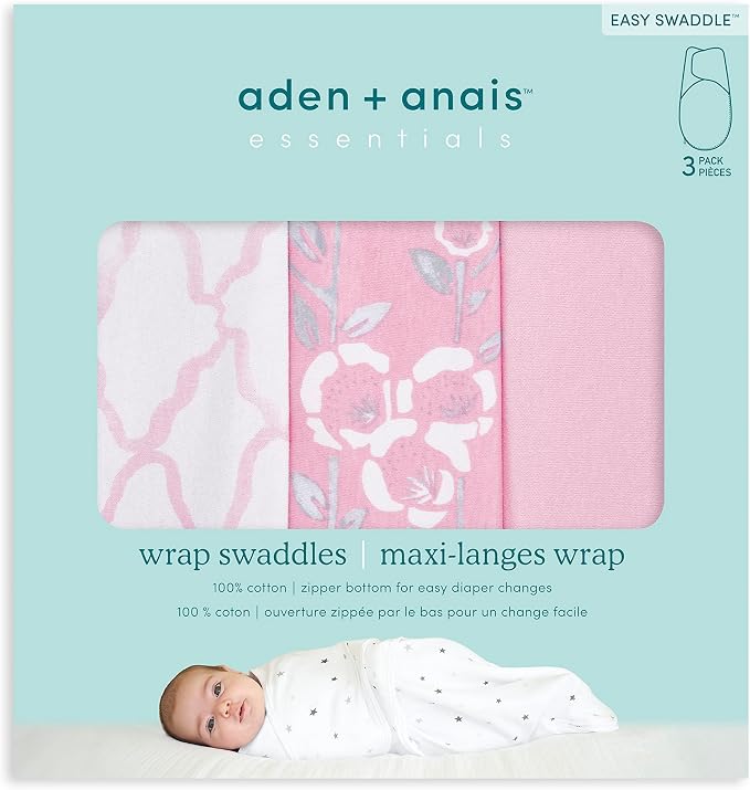 aden + anais Essentials Easy Swaddle Wrap Quick Change - Image 2