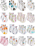 Syhood 17 Pairs Baby Mittens Cotton No Scratch Gloves by Syhood
