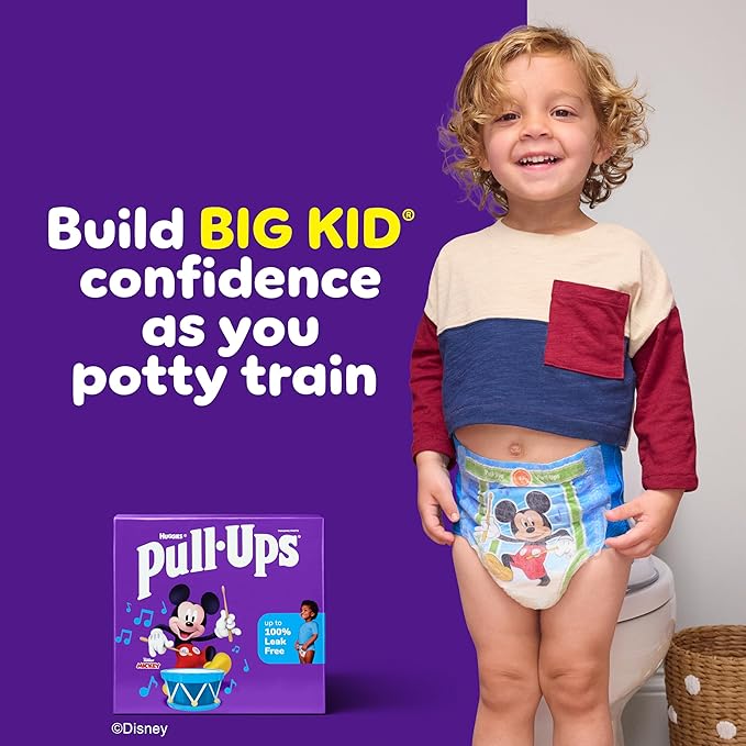 Pull-Ups Boys' Potty Training Pants, Size 5T-6T Training Underwear (46+ lbs), 60 Count