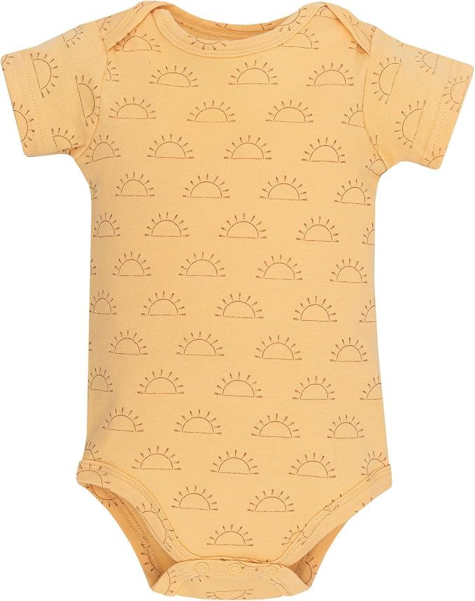 Hudson Baby Infant Boys Cotton Bodysuits 5-Pack - Image 6