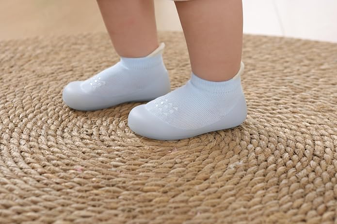 Baby Sock Shoes Toddler Walking Shoes Infant Slippers | Soft Rubber Sole - Image 6