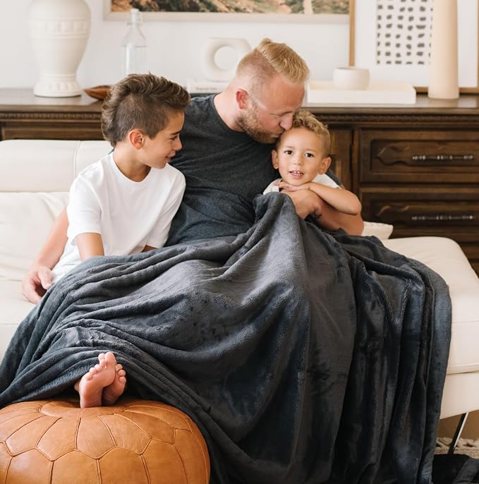 Saranoni Oversized Luxury Blanket | Breathable Super Soft, Plush Comfy Blankets - Image 5