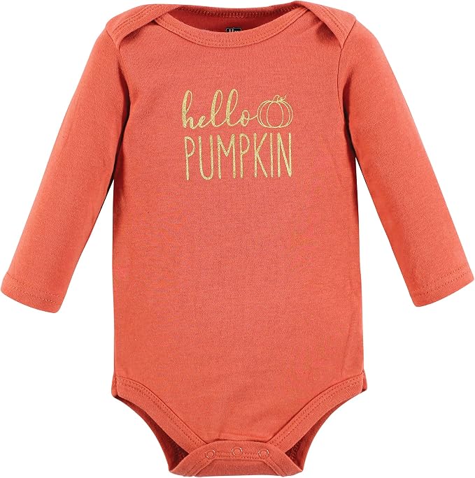 Hudson Baby Baby Girls' Cotton Long-sleeve Bodysuits 3-pack - Image 5