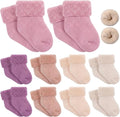 Twistover 10 Pairs Preemie Cotton Turn Cuff Socks by Twistover