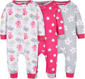 Onesies Brand Baby Girls 3-Pack Snug Fit One Piece Cotton Pajamas by OnesiesBrand