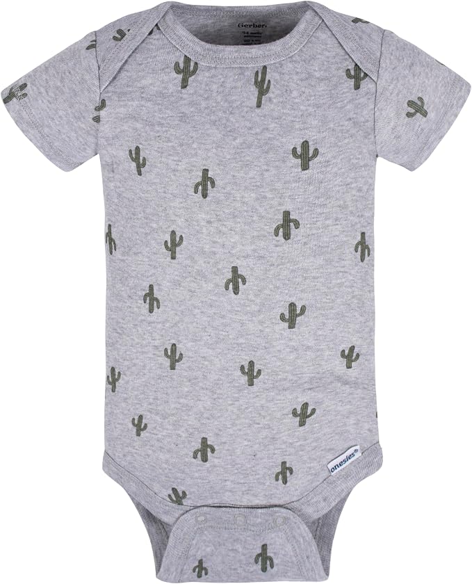 Gerber Baby Boys & Girls 8-Pack Short Sleeve Onesies Bodysuits - Image 8