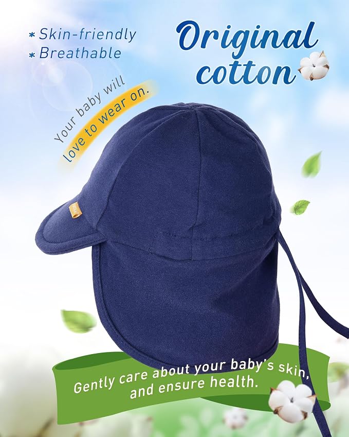FURTALK Baby Sun Hat UPF 50+ UV Ray Sun Protection Cotton Toddler Hats - Image 4