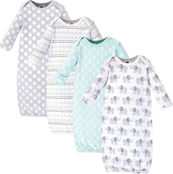 Hudson Baby unisex-baby Cotton Gowns by HudsonBaby