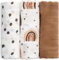 GLLQUEN BABY Receiving Blankets Muslin Swaddle Blanket by GLLQUENBABY