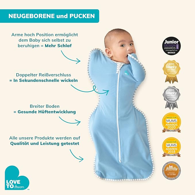 Love to Dream Swaddle UP, Baby Sleep Sack Self-Soothing Swaddles - Image 2