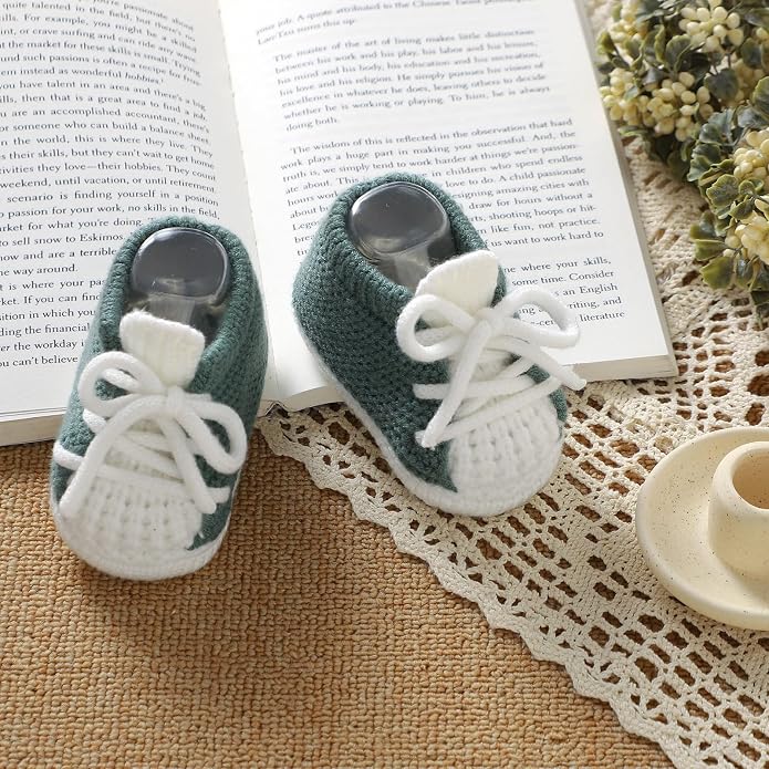 Baby Booties Newborn Baby First Shoes | Cozy Warm Knit Soft Booties - Image 5