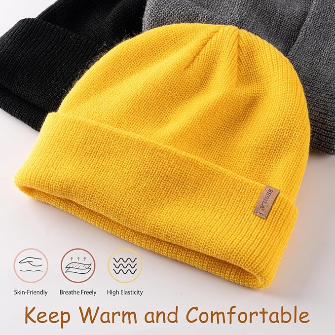 Bebila Baby Beanie Toddler Infant Winter Hats Knit Warm Caps for Boys Girls