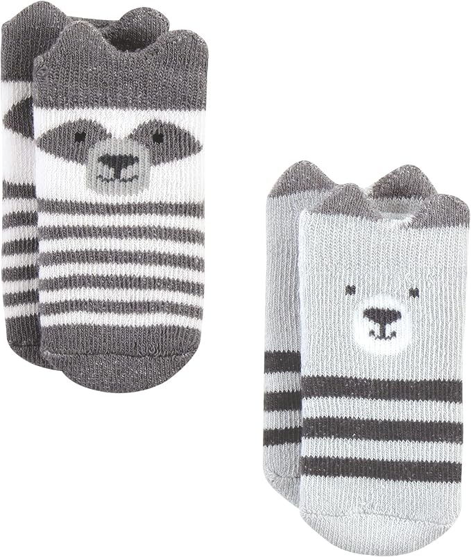 Hudson Baby Baby 8-pack Cotton Rich Newborn and Terry Socks - Image 6