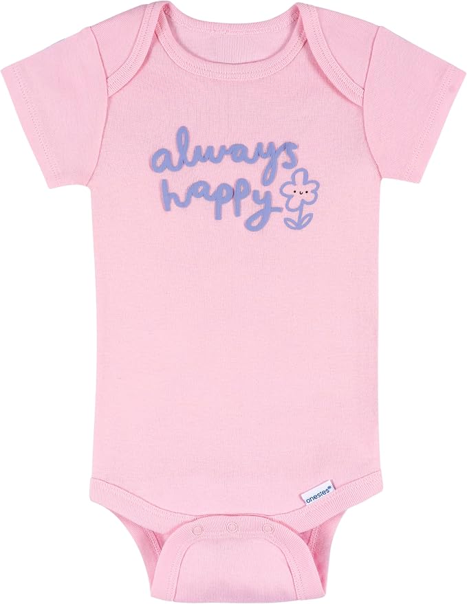 Onesies Brand Baby Girls' 8-pack Short Sleeve Mix & Match Bodysuits - Image 6