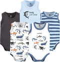 Hudson Baby Unisex Baby Cotton Sleeveless Bodysuits by HudsonBaby