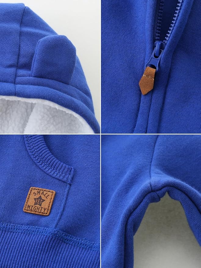 Baby Boy Girl Clothes Zip-Up Hoodies - Image 5