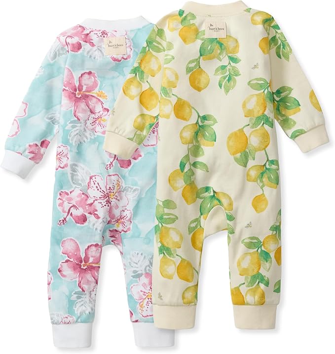 Burt's Bees Baby Unisex Sleep and Play Pajama, Footless One-Piece Zipper PJ | - Image 2